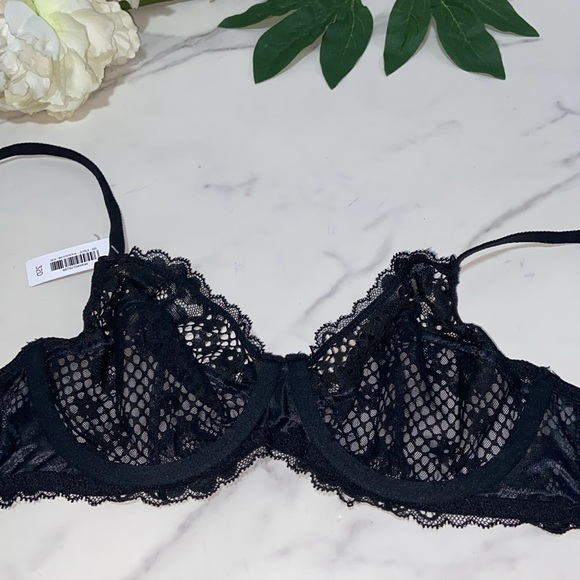 Adore Me Non Padded Lace Wire Bra size 32D - Picture 4 of 13